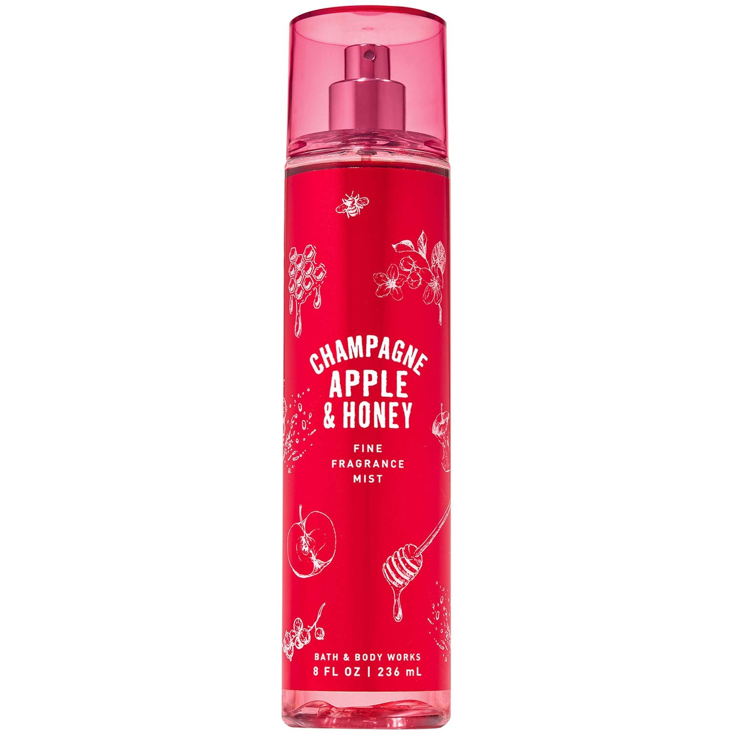 Bath and Body Works CHAMPAGNE APPLE & HONEY Fine Fragrance Mist 8 Fluid Ounce (2019 Edition)