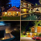 Aootek 182 Led Solar outdoor motion sensor lights upgraded Solar Panel to 15.3 in2