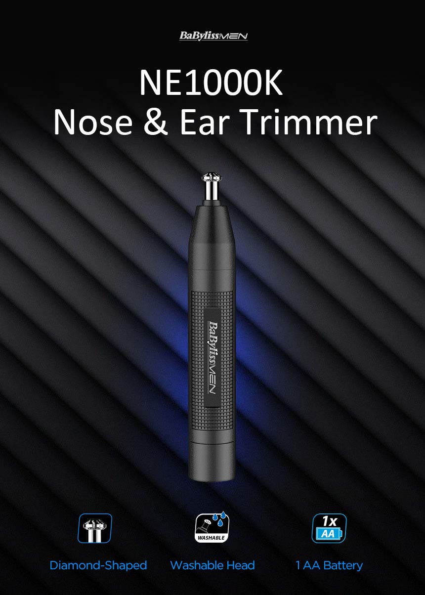 BABYLISS FOR MEN Nose & Ear Hair Trimmer (NE1000K)