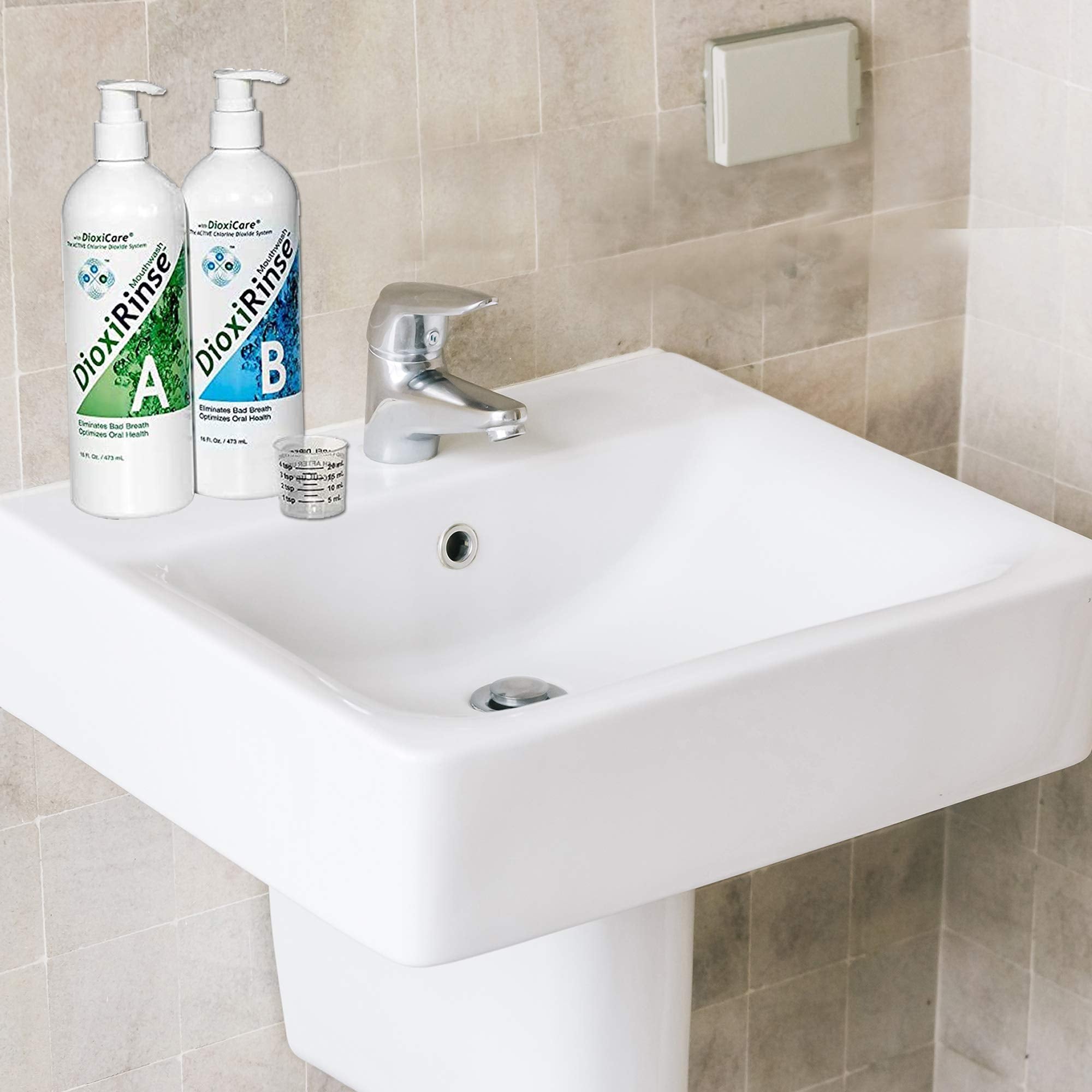 Sensitive Dental Care DioxiRinse Anti-Microbial Mouthrinse 32 Oz. New Boxed Design