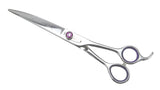 KENCHII Scorpion KESC8C Level-1 8 Inch Curved Even Handle Scissor - Silver