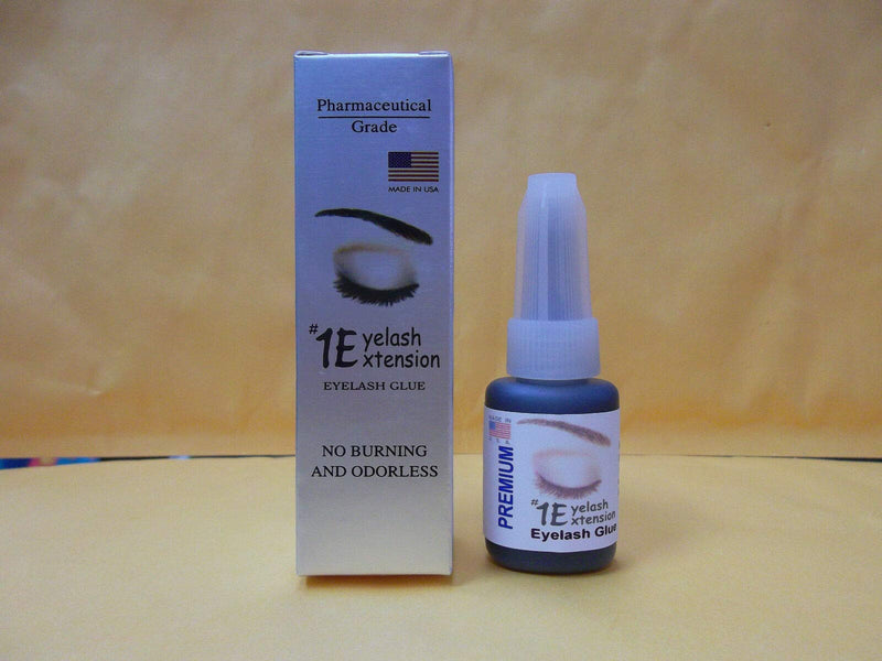 #1 Eyelash Extension Eyelash Bonding Glue Adhesive No Burning And Odorless 0.34 oz - Pharmaceutical Grade Made In USA
