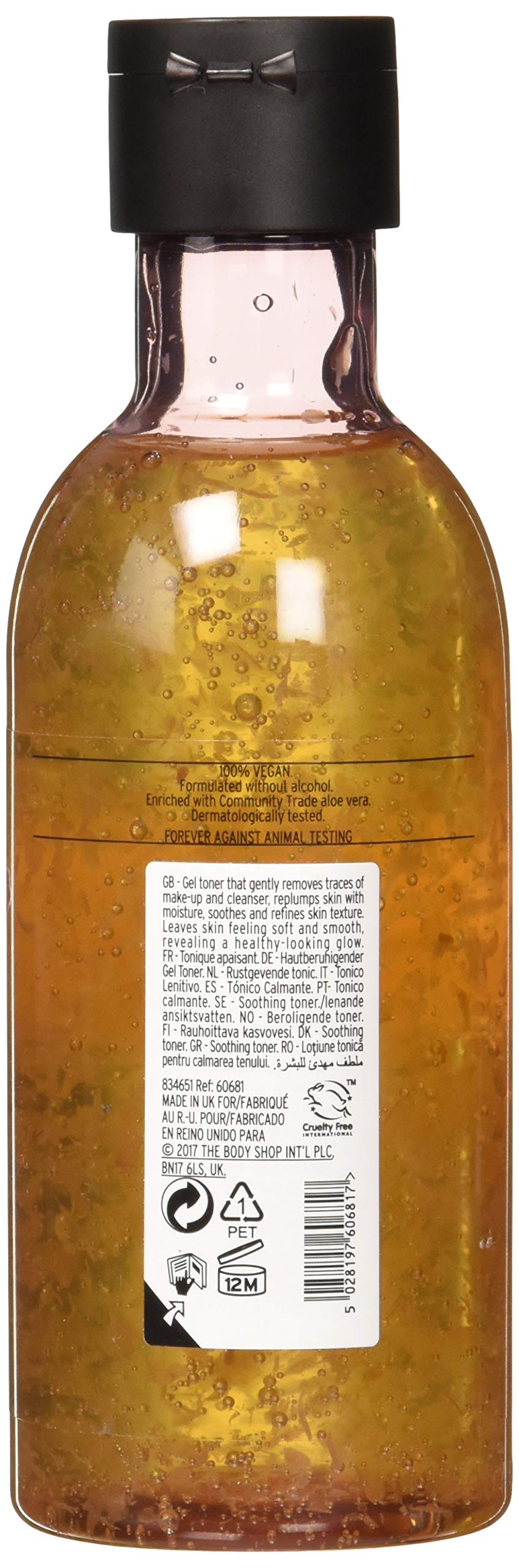 The Body Shop British Rose Petal-Soft Gel Toner, 8.45 Fluid Ounce