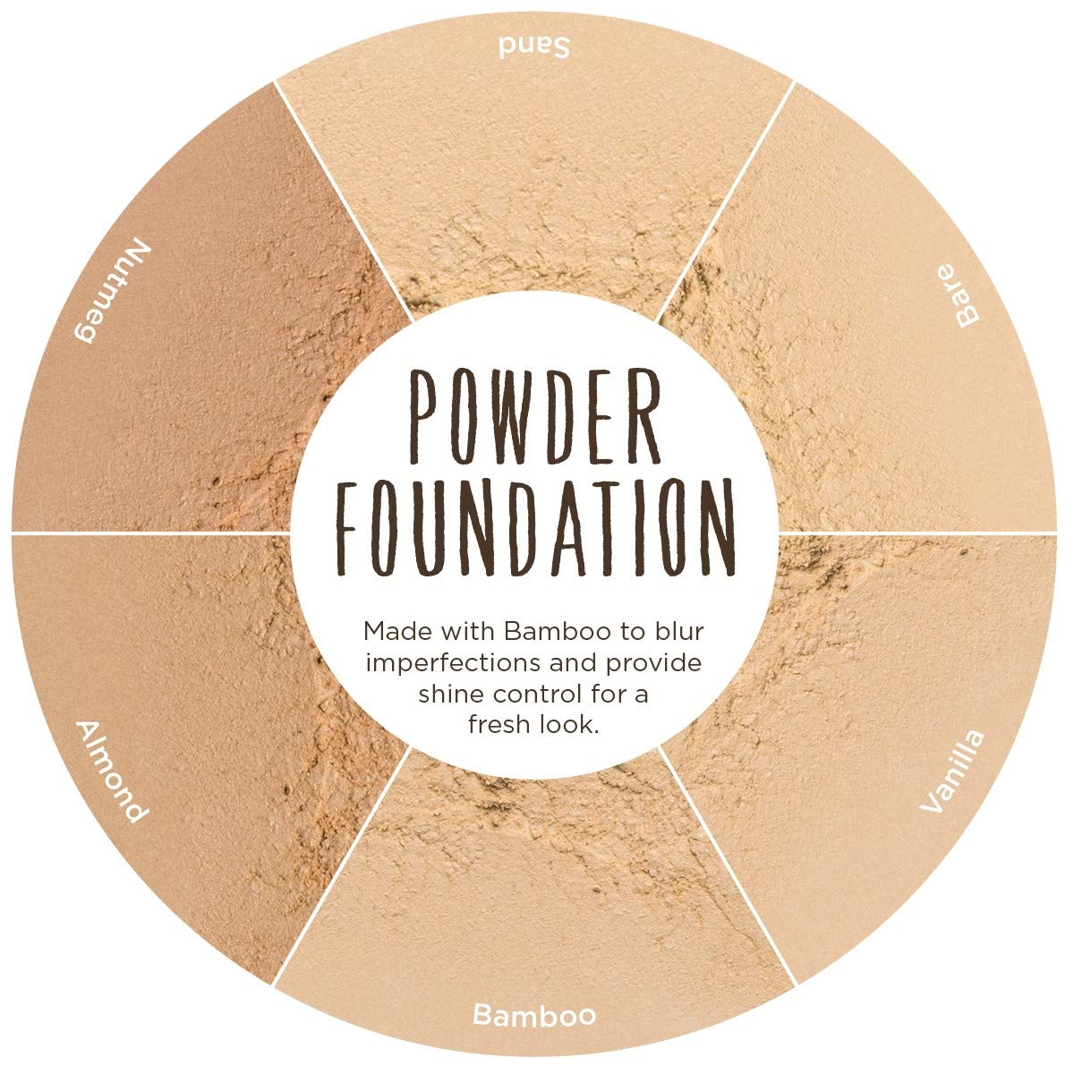 Burts Bees 100% Natural Mattifying Powder Foundation, Vanilla - 0.3 Ounce (Pack of 2)