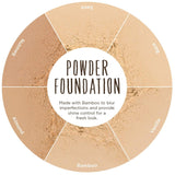 Burts Bees 100% Natural Mattifying Powder Foundation, Vanilla - 0.3 Ounce (Pack of 2)