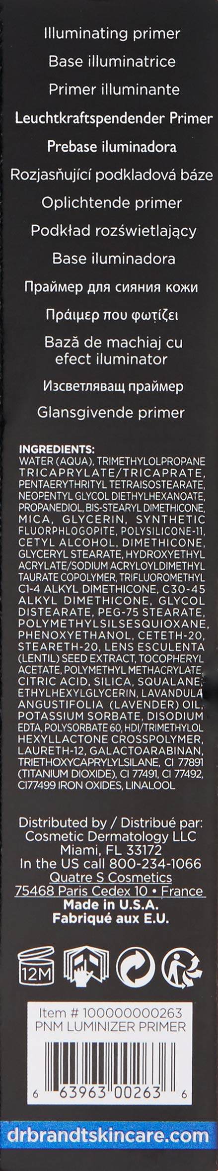 Dr. Brandt Skincare Dr Brandt Pores No More Luminizer Primer, 1 Fl Oz