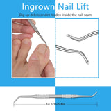 Podiatrist Toenail Clippers,Professional Ingrown or Thick Toe Nail Clippers for Men & Seniors ,Long Handle for Easy Grip +Leather Packaging, Safe Storage - Maintain Healthy Nails with Ease by gurelax…