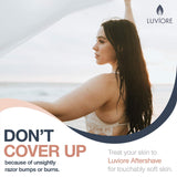 Luviore Ingrown Hair Treatment and After Shave Solution | Ingrown Hair Serum for Razor Burn and Razor Bump Treatment for Bikini Area | After Waxing Skin Care | Moisturizing Serum for Women & Men, 4oz