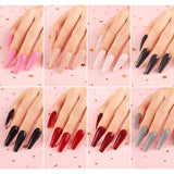 Lavender Violets Fast-Dry-Dip-Powder-Nail Kit of 8 Colors Rapid Dry Classic Acrylic-Dipping Powder System with Nail File J751