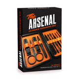 High End Grooming Manicure kit for Men and Women - The Arsenal 10pc Ultimate Manicure and Pedicure Set By Wild Willies