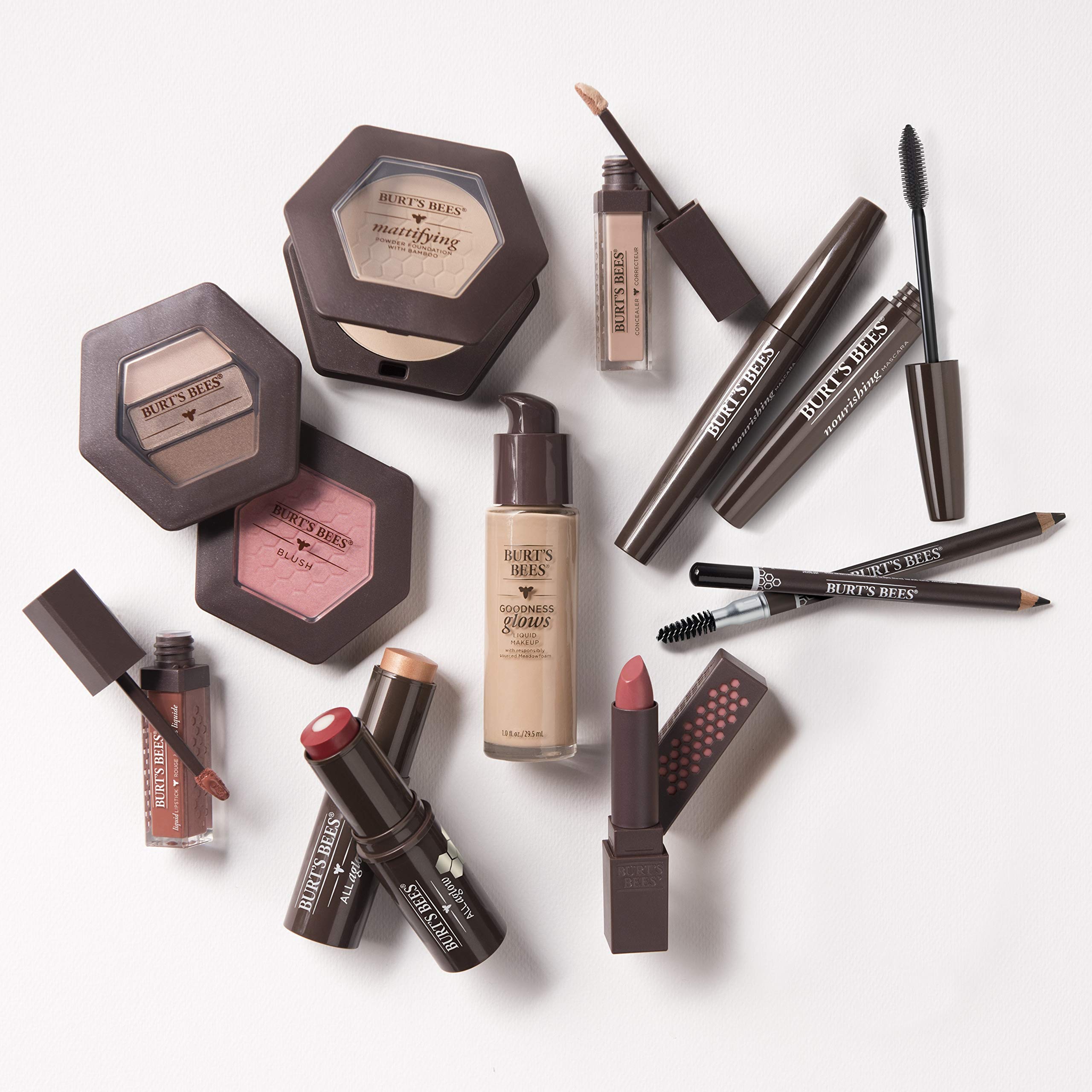 Burts Bees 100% Natural Mattifying Powder Foundation, Vanilla - 0.3 Ounce (Pack of 2)