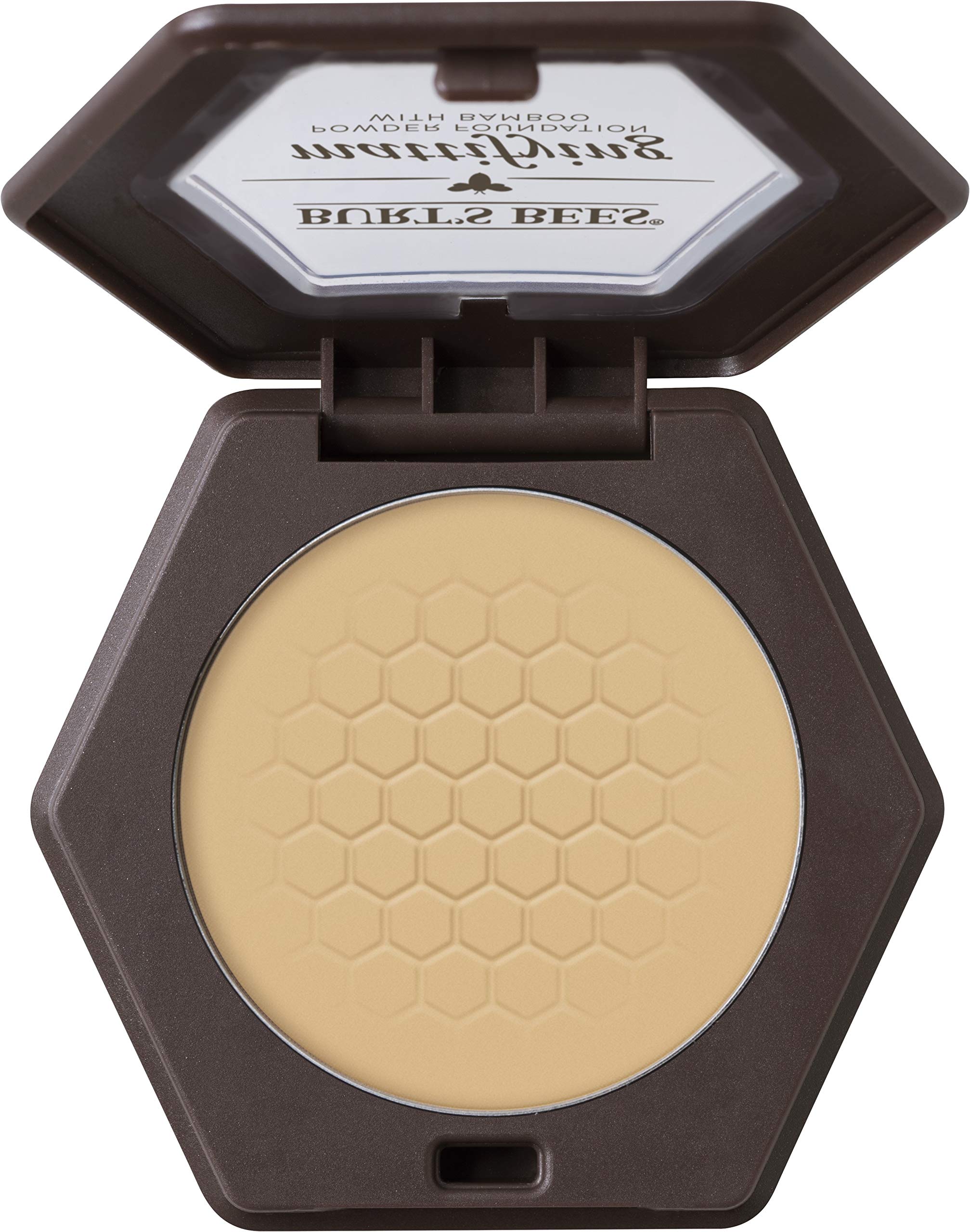 Burts Bees 100% Natural Mattifying Powder Foundation, Vanilla - 0.3 Ounce (Pack of 2)