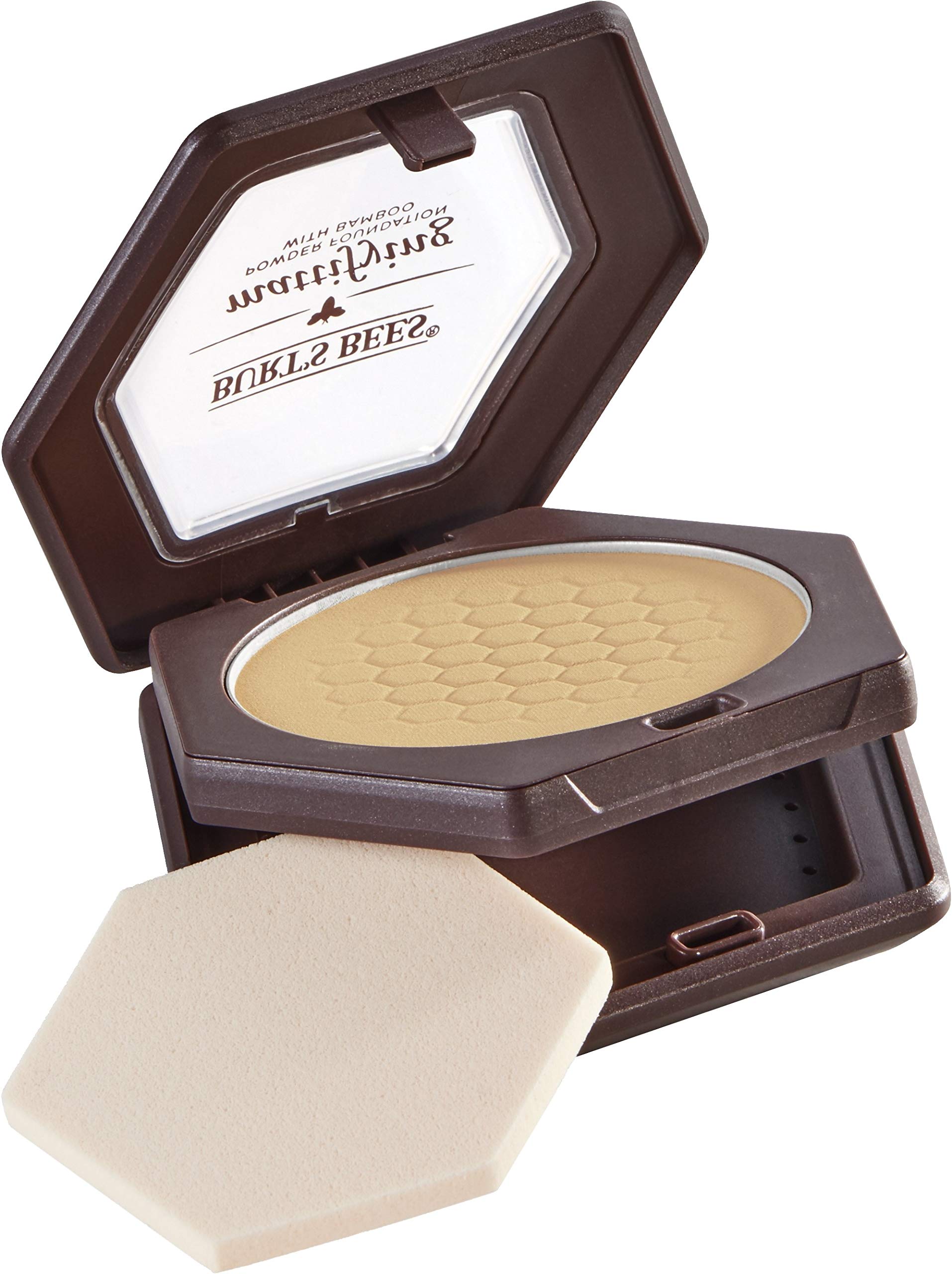 Burts Bees 100% Natural Mattifying Powder Foundation, Vanilla - 0.3 Ounce (Pack of 2)