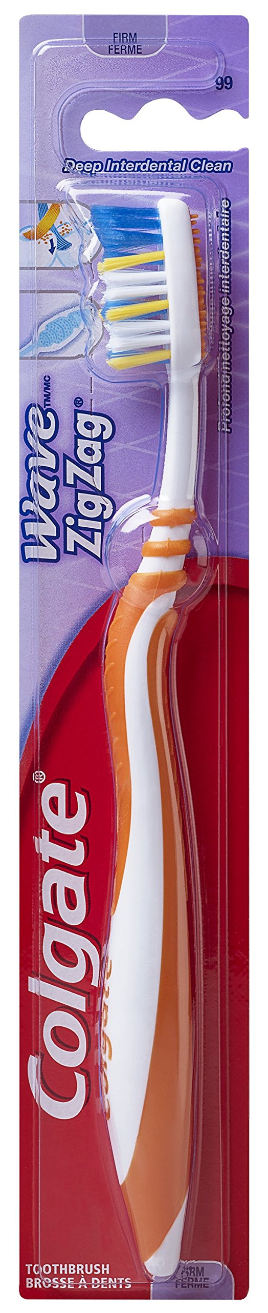 Colgate Zig Zag Deep Clean Toothbrush, Firm (Colors may vary) - (6 Pack)