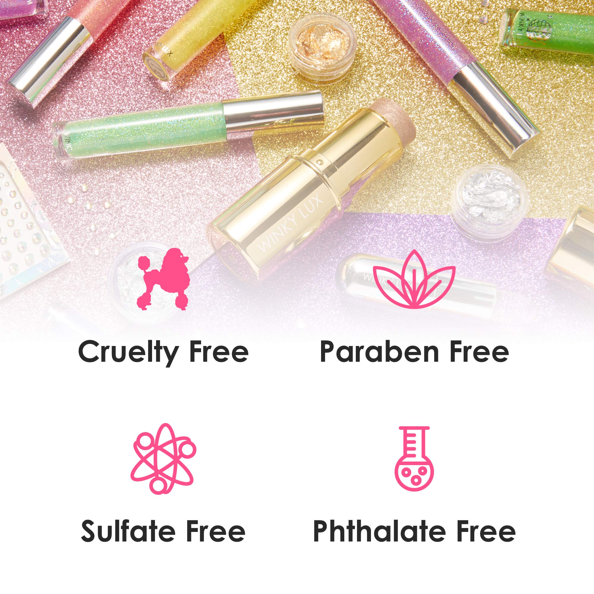 Winky Lux XXO Tinsley False Eyelash Collection, Tinsley Mortimer Collab for Reusable Glue-On False Eyelashes for a Wispy Look, Fake Eyelashes for Full Dramatic Looking Eyes, 1 Pair, Everything