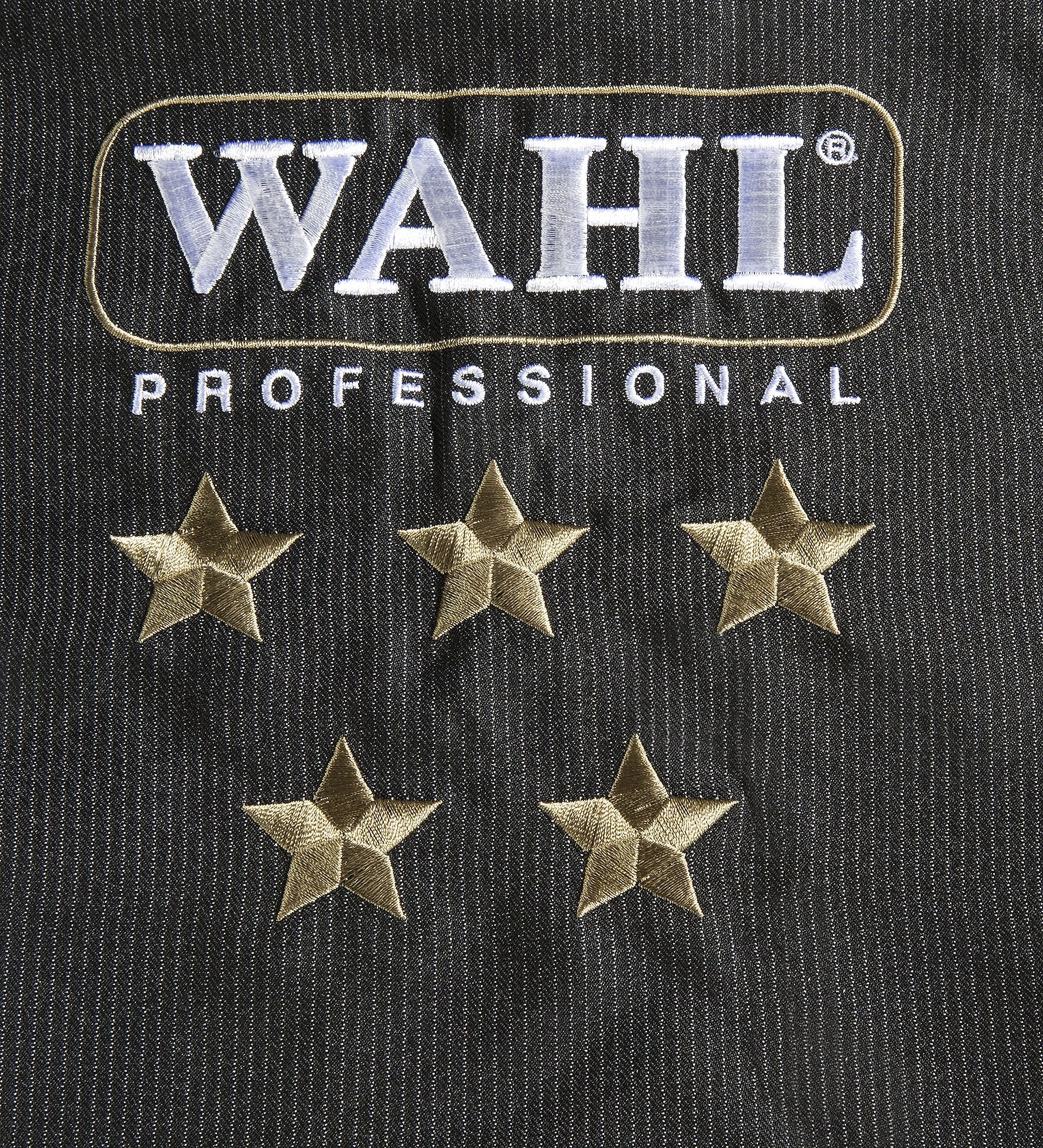 "Wahl Professional 5 Star Barber Cape #97791 Great for Professional Stylists and Barbers Polyester Snap Closure"