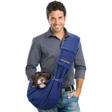 FURRY FIDO NAVY ADJUSTABLE POCKET PET SLING
