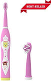 Haigerx Rechargeable Electric Toothbrush for Kids (Pink)