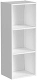 Furinno 3-Tier Open Shelf Bookcase, White