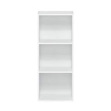 Furinno 3-Tier Open Shelf Bookcase, White