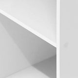 Furinno 3-Tier Open Shelf Bookcase, White