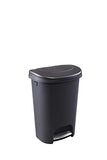 Rubbermaid Step-On Lid Trash Can for Home, Kitchen, and Bathroom Garbage, 13 Gallon