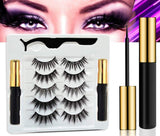 Magnetic Eyeliner & Eyelashes Kit - Eyelashes With Natural Look - Comes With Applicator - No Glue Needed