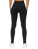 THE GYM PEOPLE Thick High Waist Yoga Pants with Pockets, Tummy Control Workout