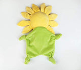 Sunflower Baby Shower Gift Plush, Personalized Sunflower Baby Blanket, Flower Lovey