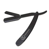 XPERSIS PRO 001 Professional Black Straight Edge Razor - For Barbers, Salons, and Hair Enthusiasts