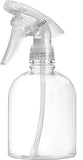 BAR5F Plastic Spray Bottle, 16 oz | Leak Proof, Empty, Clear, Trigger Handle