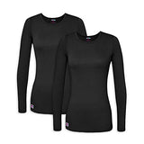 Sivvan 2 Pack Women's Comfort Long Sleeve T-Shirt/Underscrub Tee - S85002