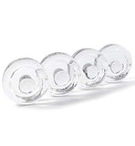 Jillmo 4 Pack Glass Fermentation Weights with Easy Grip Handle