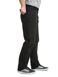 Wrangler Authentics Men's Classic 5-Pocket Relaxed Fit Cotton Jean, Black, 28W x 30L