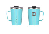 IRON °FLASK Grip Coffee Mug - 12 Oz, Leak Proof, Vacuum Insulated Stainless Steel