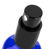 2oz Blue Glass Spray Bottles for Essential Oils, Small Spray Bottle with Black Aluminum