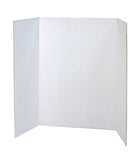 Pacon Presentation Board, White, Single Wall, 48