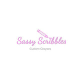 SASSY SCRIBBLES Custom Personalized Name Crayon Set for Kids - Colorful Valentines