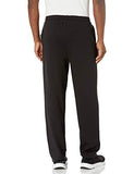 Hanes mens Ecosmart Fleece Sweatpant With Pocket Pants, Black, Small US