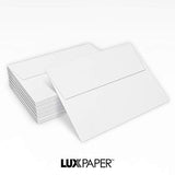 LUXPaper A7 Invitation Envelopes for 5 x 7 Cards in 80 lb. Bright White