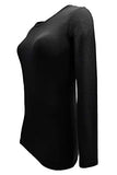 Natural Uniforms Women's Under Scrub Tee Crew Neck Long Sleeve