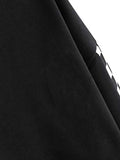 Imily Bela Kids Crop Tops Girls Hoodies Cute Plaid Long Sleeve Fashion Sweatshirts Black