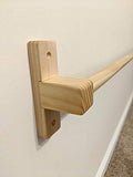 Montessori Wooden Pull Up Bar for Infants - Solid Wood