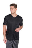 5 Pack:Men's Athletic V Neck T-Shirt Quick Dry Fit Dri-Fit Short Sleeve