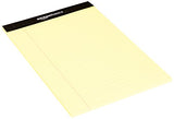 Narrow Ruled 5 x 8-Inch Writing Pad - Canary (50 Sheet Paper Pads, 12 pack)