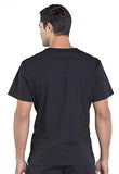 CHEROKEE Workwear WW Professionals Mens Men's V-Neck Top, WW675, XS