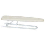 Household Essentials Basic Sleeve Mini Ironing Board | Natural Cover and White Finish