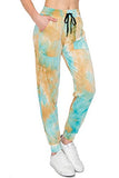 ALWAYS Women's Ribbed Tie Dye Jogger Pants - Rib Knit Active