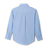 French Toast Boys' Long Sleeve Classic Dress Shirt (Standard & Husky), Light Blue, 2T