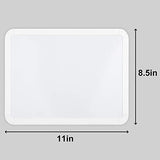 Peachlulu Magnetic Dry Erase Board 8.5 x 11 Inches with Stand on Desk, on Fridge